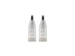 2FT CAT6 BLK SNAGLESS UTP RJ45  MOLDED SLIM GIGABIT PATCH CABLE