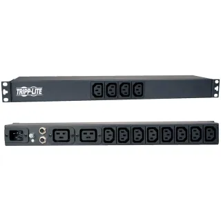 PDU BASIC 3.8KW 100-240V 16A 1U NEMA 12 C13 2 C19 IEC 320 RM