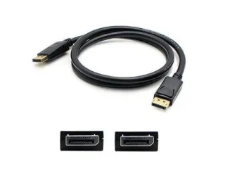 5PK 10FT DISPLAYPORT M/M BLACK  CABLE