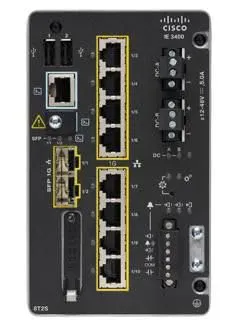 CATALYST IE3400 WITH 8 GE COPPER AND 2 GE SFP, MODULAR, NE