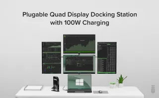 USB-C QUAD HDMI DOCK 100W PD    USBC QUAD HDMI DOCKING STATION 100W