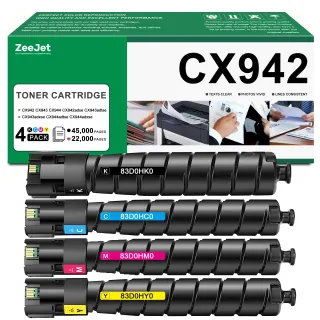 CX942/3/4 BLACK 45K TONER CARTRIDGE