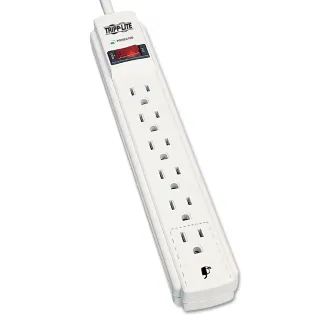 6OUT SURGE STRIP 4 FT CORD      790 JOULES GRAY 5-15P MOUNTABLE