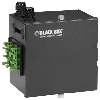 ENCLOSURE IS IDEAL FOR SECURE FIBER TERMINATIONS IN INDUSTRIAL ENVIRONMENTS. SUP