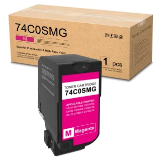 LEXMARK 74C0SMG MAGENTA RETURN PROGRAM TONER CARTRIDGE TAA FOR USE IN CS720,CS/C