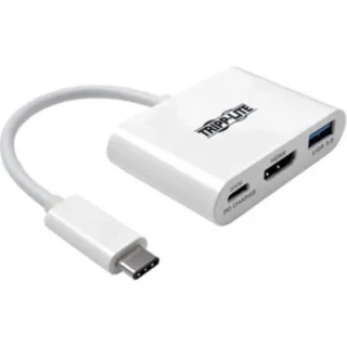 USB-TO HDMI VIDEO ADAPTER 1080P USB 3.1 W/A-HUB/USB-C CHARGING PORT