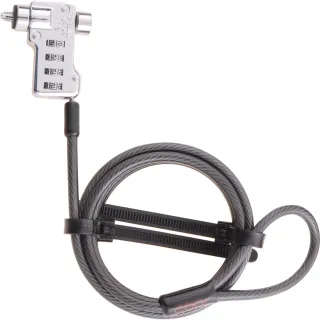 4 DIGIT COMBINATION CABLE LOCK  FITS STANDARD LOCK SLOTS