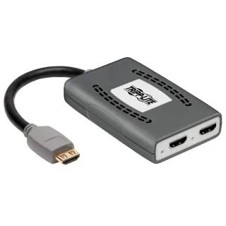 HDMI SPLITTER 2-PORT 4K 60HZ    HDMI 2.0 4:4:4 HDR USB POWERED TAA