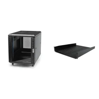 12U AV RACK CABINET 4 POST      FLOOR STANDING IT CABINET ENCLOSURE
