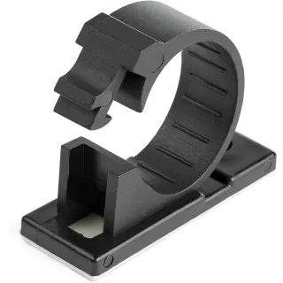 100 ADHESIVE CABLE MANAGEMENT   CLIPS COMPUTER/NETWORK CORD HOLDER