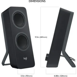 Z207 STEREO SPEAKERS WITH BLUETOOTH(BLK)