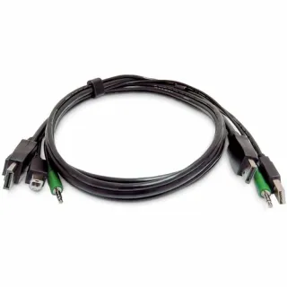 6FT DISPLAYPORT KVM CABLE -     USB 2.0 3.5MM AUDIO TAA