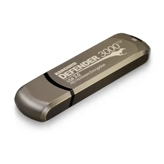 KANGURU DEFENDER 3000 FIPS 140-2 LEVEL 3 CERTIFIED-SECURE FLASH DRIVE-128G-TAA C