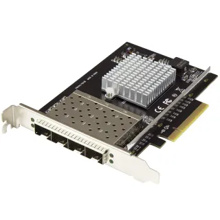4 PORT 10GB SFP+ NETWORK CARD   10GBIT PCIE NIC FIBER ADAPTER INTEL