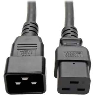 10FT POWER EXTENSION CORD 14AWG 15A C19 TO C20 HEAVY DUTY