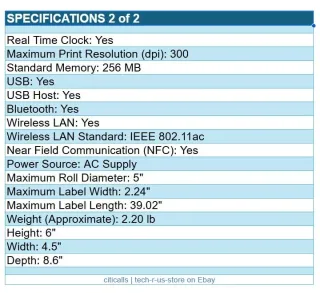 DIRECT THERMAL PRINTER ZD411    300 DPI USB USB HOST MODULAR CONNEC