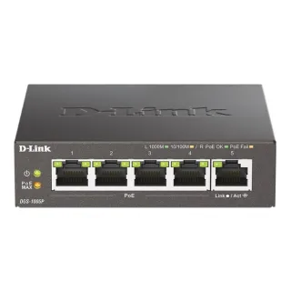 5PORT GIGABIT UNMANAGED DESKTOP SWITCH WITH 4PORT POE
