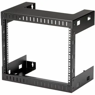 OPEN FRAME 8U WALL MOUNT SERVER RACK FOR PATCH PANELS, SWITCHES, DATA EQUIPMENT