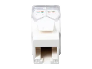TOOLLESS KEYSTONE JACK CAT6/5E  110 IDC RJ45 WHITE TAA/GSA