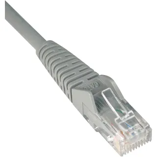 3FT CAT6 PATCH CABLE M/M GRAY   GIGABIT MOLDED SNAGLESS PVC RJ45