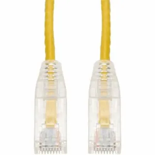 7FT YELLOW CAT6 SLIM UTP PVC    SNAGLESS CLEAR-CLAW PATCH CBL