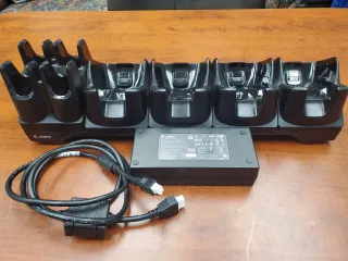 TC8X 5SLOT CHARGE CRADLE W/BTRY CHARGER
