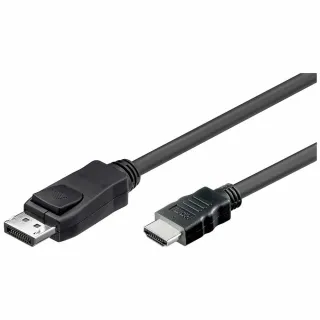 3FT DISPLAYPORT MALE TO HDMI    MALE 1080P 60HZ BLACK