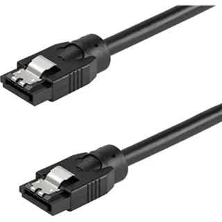 0.3 M ROUND SATA CABLE 6GBS     CORD LATCHING CONNECTORS