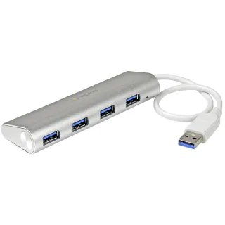4 PORT USB 3.0 HUB ALUMINUM     USB EXPANSION HUB - USB SPLITTER