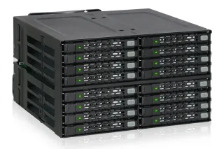 TOUGHARMOR MB516SP-B RUGGED     FULL METAL 16BAY 2.5 CAGE