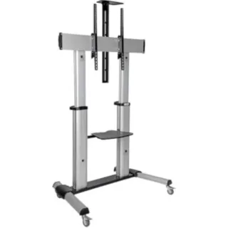 MOBILE TV LCD FLOOR STAND CART  HEIGHT-ADJUSTABLE 60-100IN DISPLAY