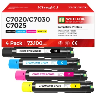 GENUINE XEROX YELLOW HIGH CAPACITY TONER CARTRIDGE FOR THE XEROX C7020/25/30 (15
