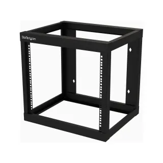 OPEN FRAME 9U WALL MOUNT SERVER RACK FOR PATCH PANELS, SWITCHES, DATA EQUIPMENT