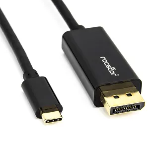 6FT USB-C TO DISPLAYPORT M/M 4K SUPPORTS UP TO 4K 30HZ BLACK