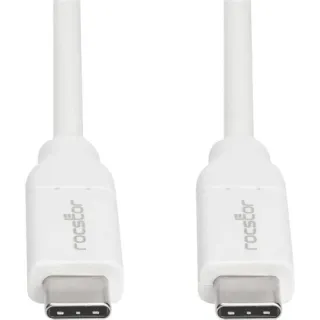 USB-C CHARGING CABLE 1M 3FT     USB-C TO USB C M/M-100W PD - WHITE