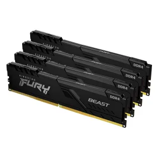 64GB 3200MHZ DDR4 CL16 DIMM     KIT OF 4 FURY BEAST BLACK