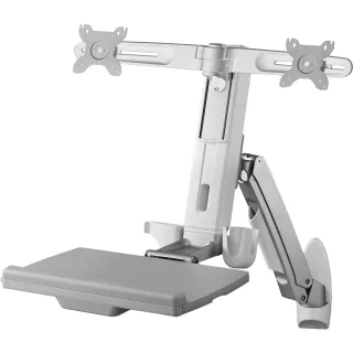 DUAL COMBO WRKSTN WALL MOUNT    KYB MONITORS MOUSE HIGHT ADJ