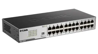 D-LINK DGS-1024D 24-PORT 10/100/1000 GIGABIT SWITCH - 100 240 V AC; 50 TO 60 HZ