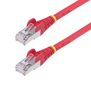 CAT6A ETHERNET CABLE - RED      10GBE S/FTP LSZH 100W POE