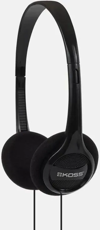 PORTABLE HEADPHONE BLACK        LIGHTWEIGHT DESIGN W/ADJ. HEADBAND