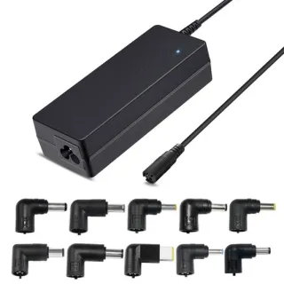 90W UNIVERSAL LAPTOP CHARGER    WITH 10 INTERCHANGEABLE LAPTOP TIPS