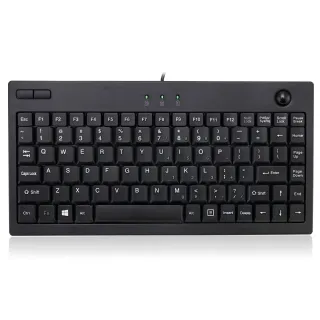 89KEY MINI TRACKBALL KEYBOARD   USB BUILT-IN OPTICAL TRACKBALL