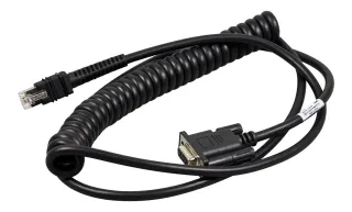 RS232 DB9 FEMALE CONNECTOR 9FT  COILED PWR PIN 9