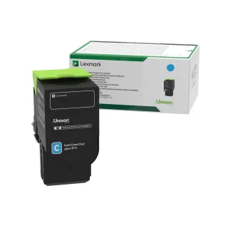 LEXMARK 78C10C0 CYAN RETURN PROGRAM TONER CARTRIDGE FOR USE IN CS/CX421,52X,62X