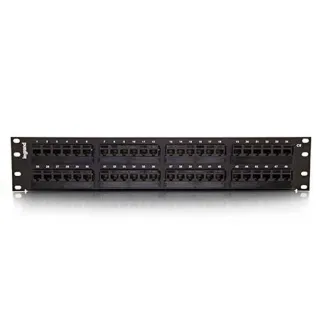 PATCH PANEL 110-TYPE CAT6 48-PORT TAA - DESIGNED TO SUPPORT CAT6 CABLING INFRAST