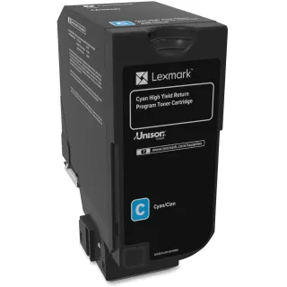 LEXMARK 84C1HC0 CYAN RETURN PROGRAM TONER CARTRIDGE