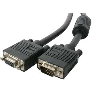 6FT VGA EXTENSION CABLE HD15M   TO HD15F MONITOR VIDEO CABLE