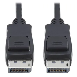 6FT DISPLAYPORT M/M 8K UHD HDR  W/ LATCHING CONNECTORS BLACK CABLE