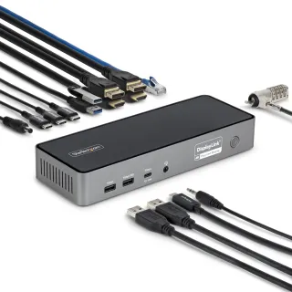 TRIPLE-MONITOR DOCKING STATION  4K 60HZ HDMI/DISPLAYPORT TAA
