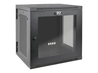 12U WALL MOUNT RACK ENCLOSURE   SERVER CABINET HINGED ACRYLIC DEEP